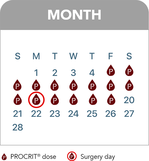 Dosing Options Calendar